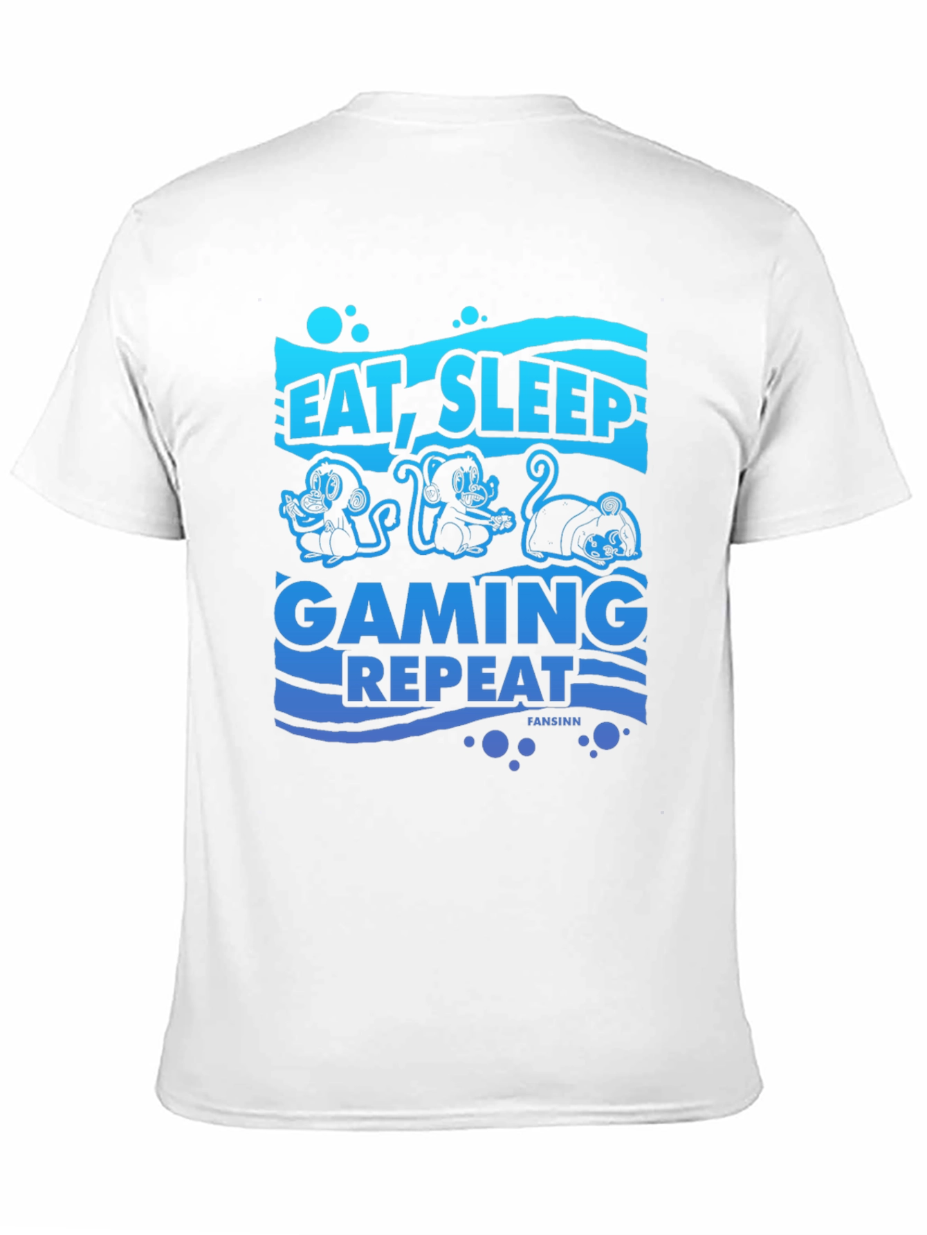 Eat Sleep Gaming Repeat Graphic Tee