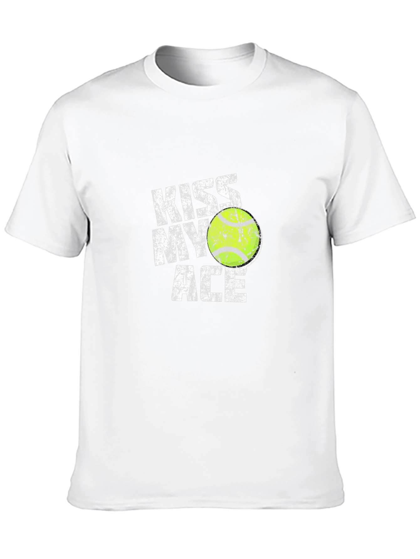 Kiss My Ace Tennis T-Shirt - Black
