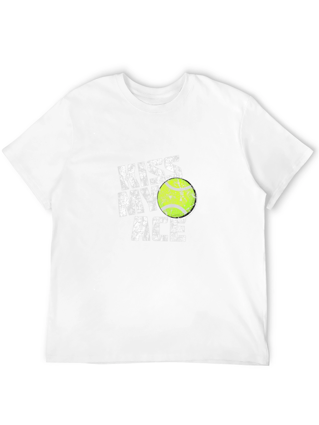 Kiss My Ace Tennis T-Shirt - Black