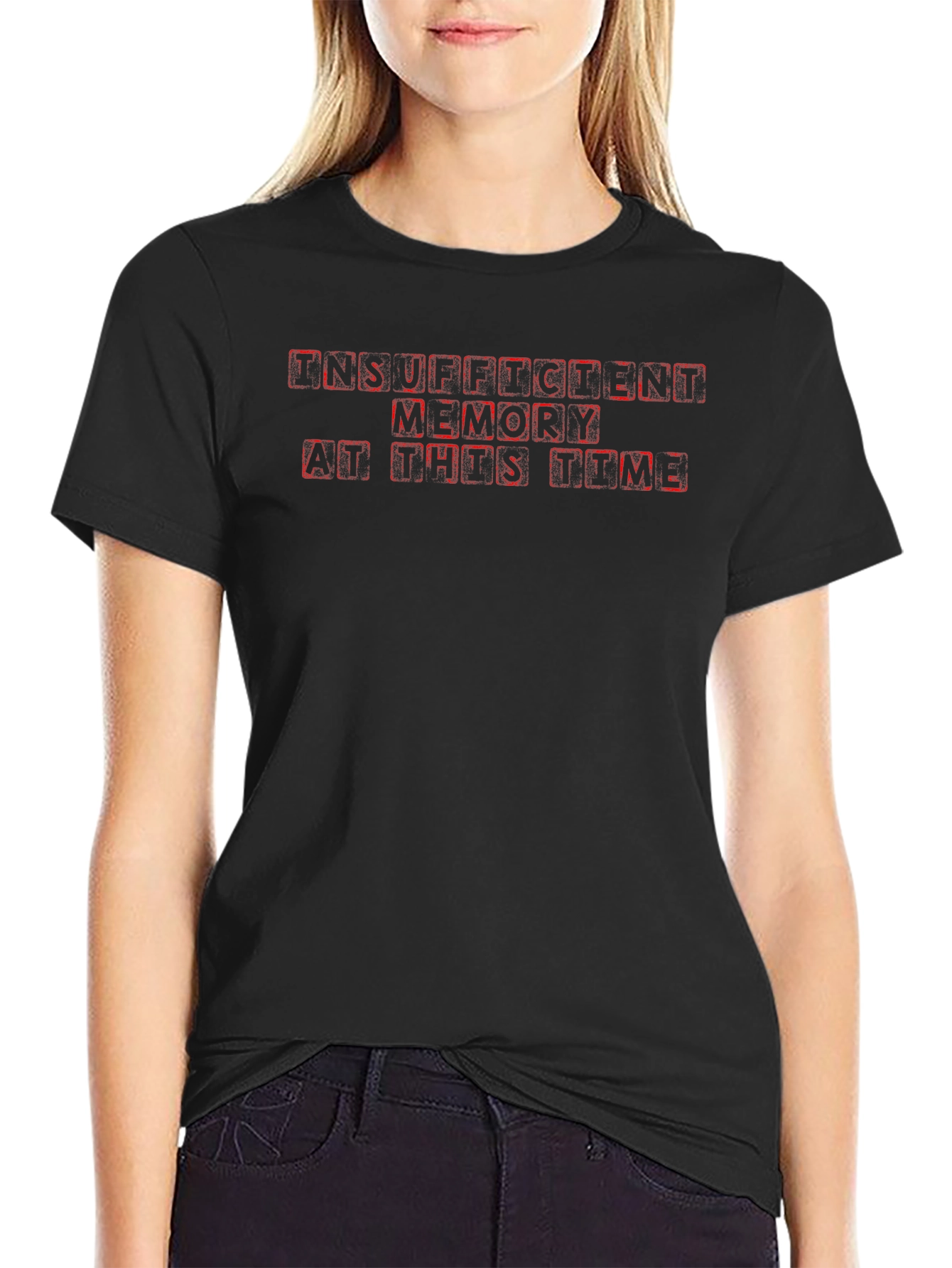 Insufficient Memory T-Shirt - Black