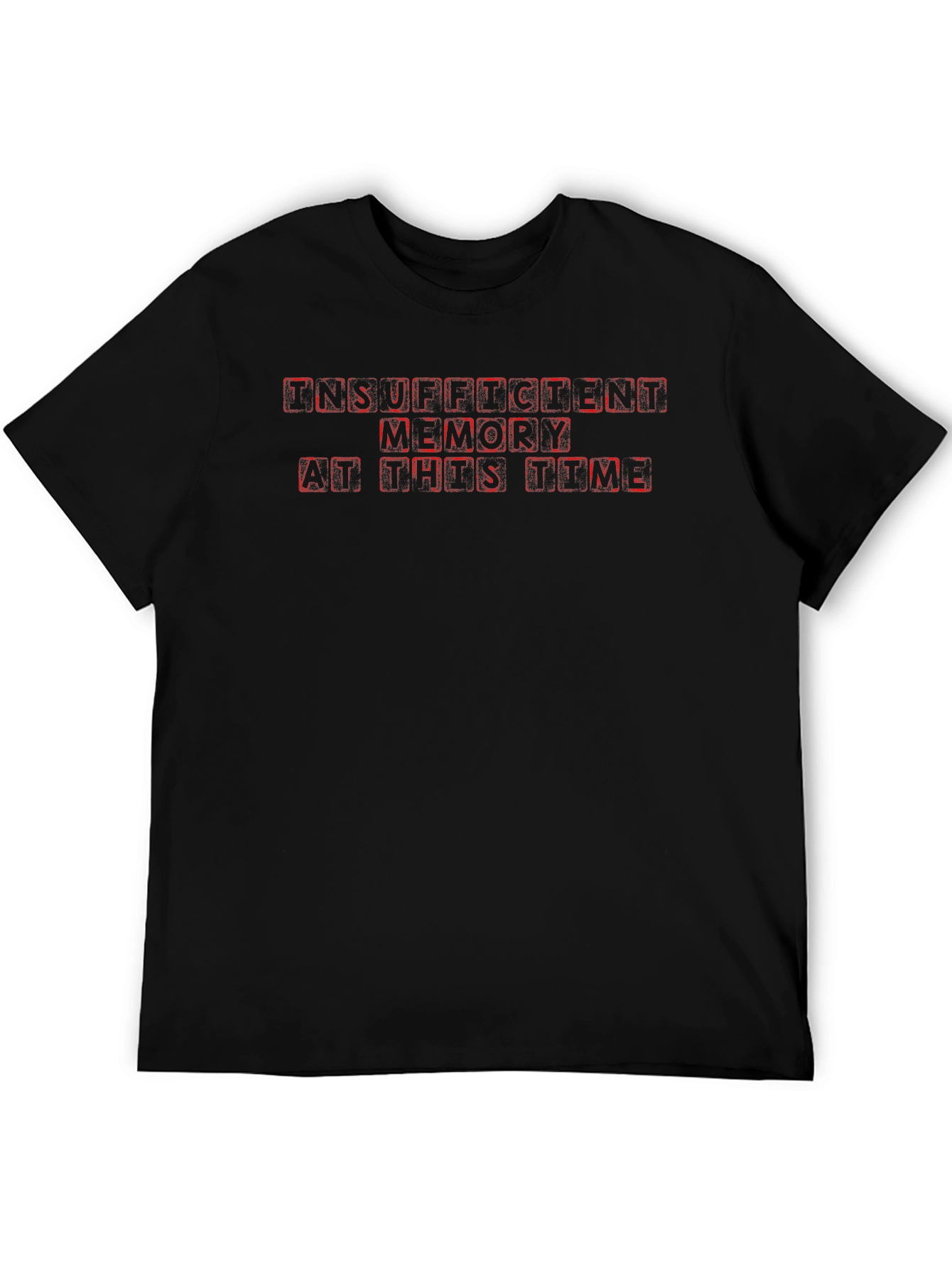 Insufficient Memory T-Shirt - Black