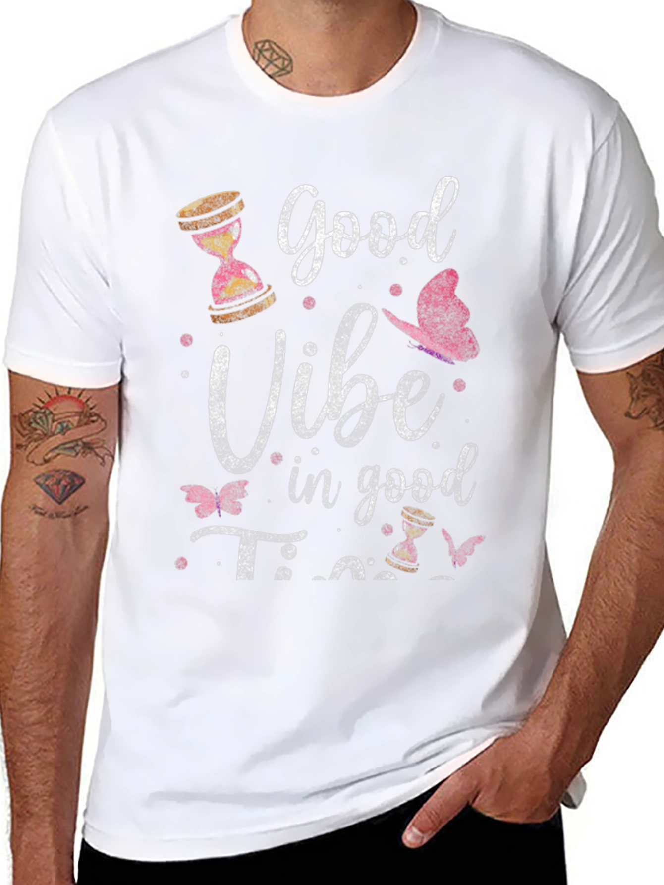 Good Vibes Graphic Tee - Stylish Comfort