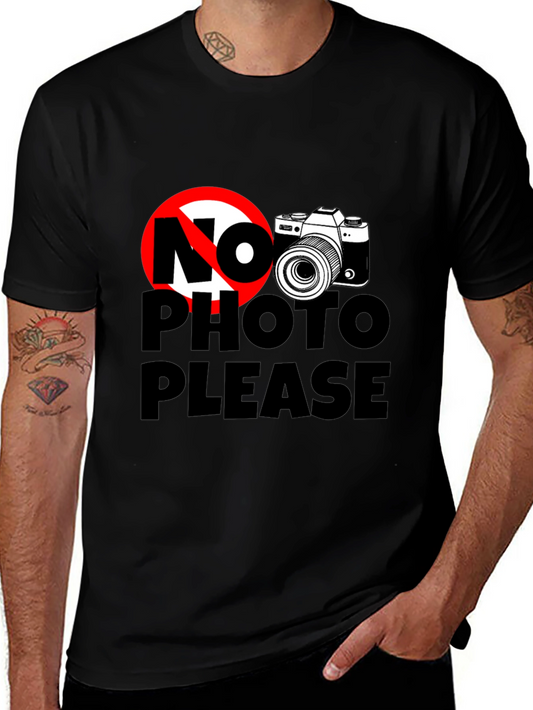 No Photo Please Graphic Tee
