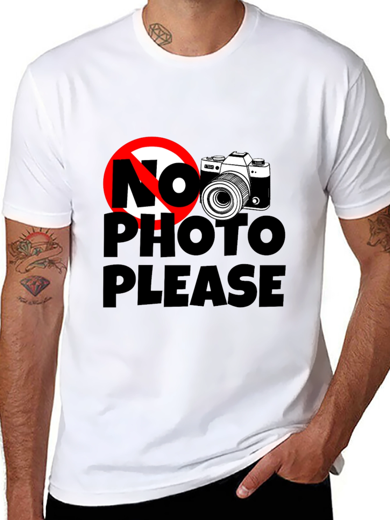 No Photo Please Graphic Tee