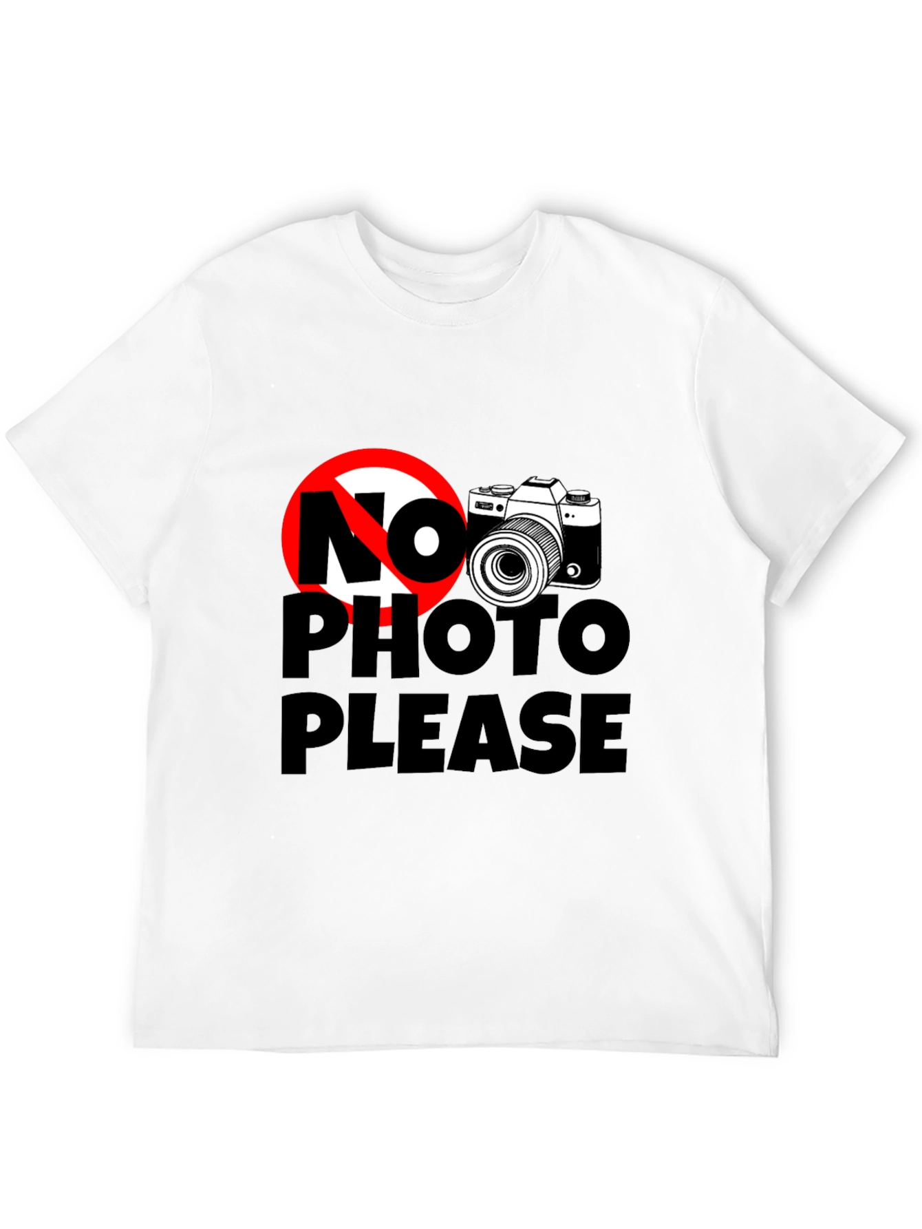 No Photo Please Graphic Tee