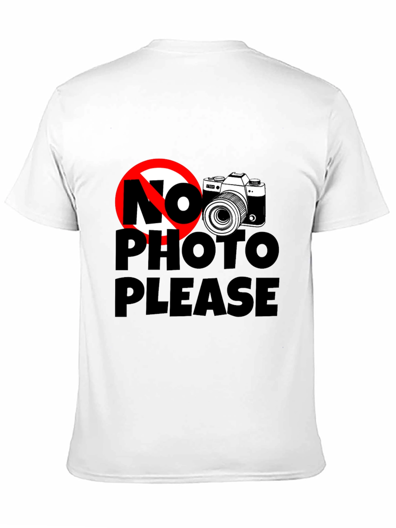 No Photo Please Graphic Tee