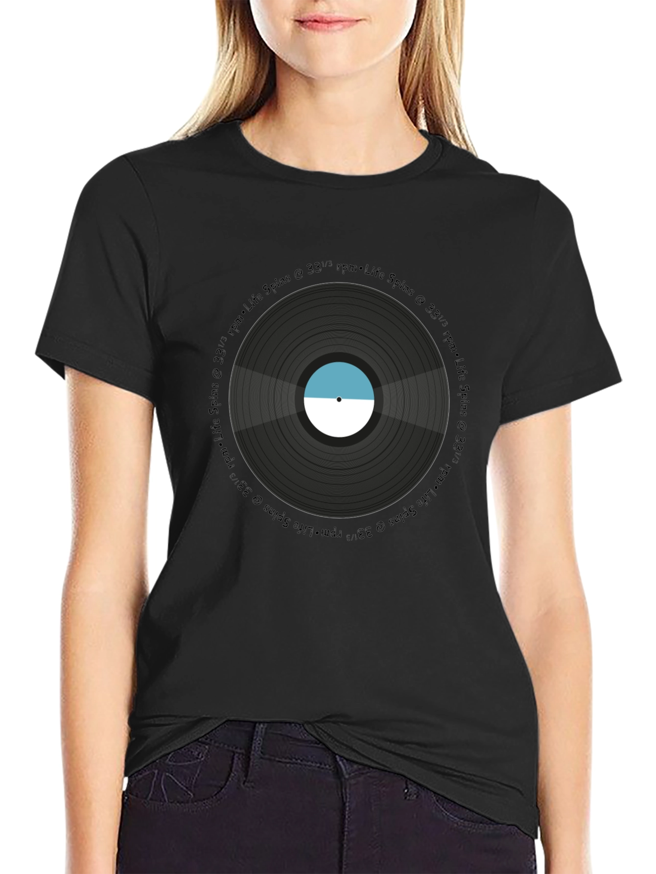 Life Spins Record T-Shirt