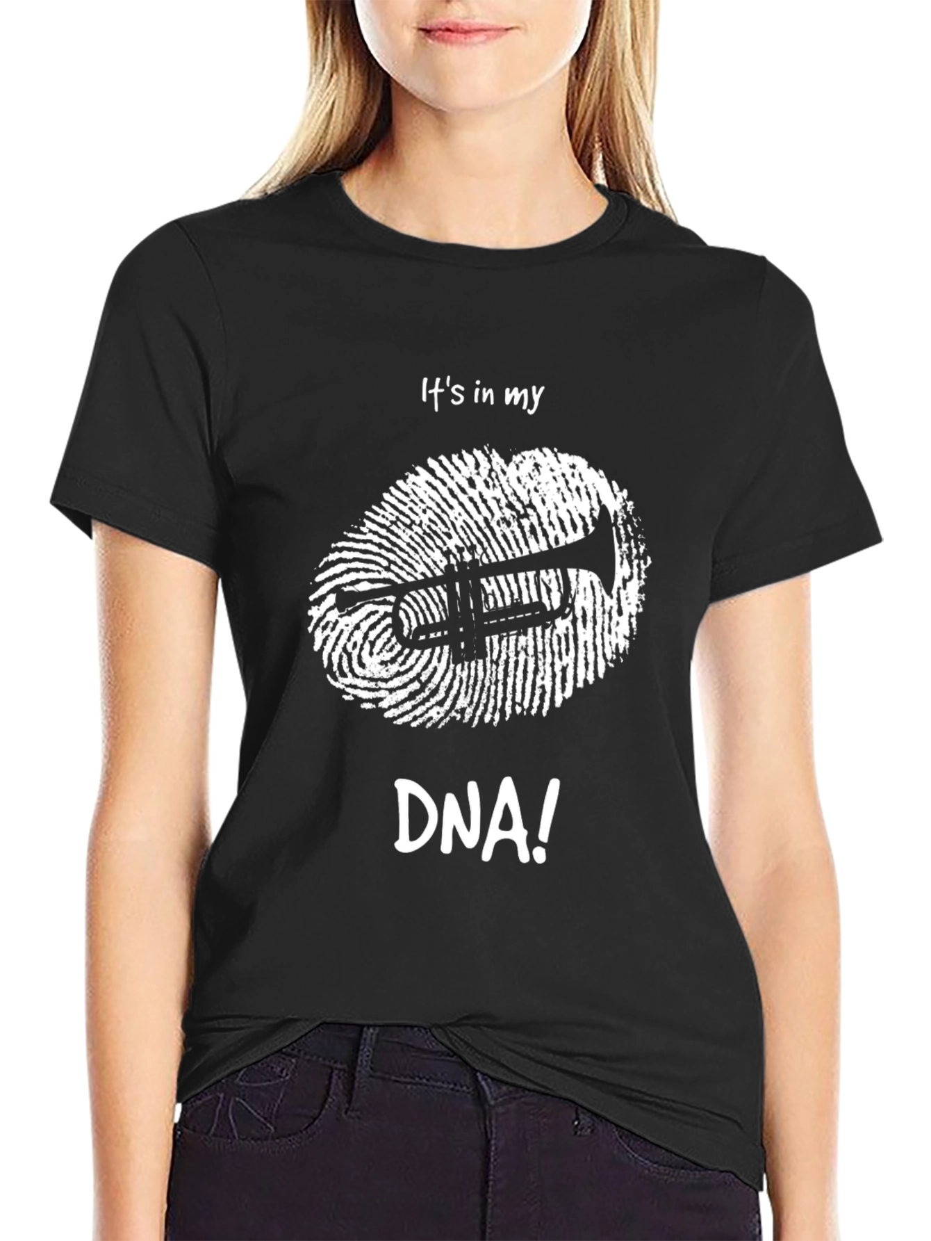Trumpet DNA Graphic Tee - Music Lover Shirt