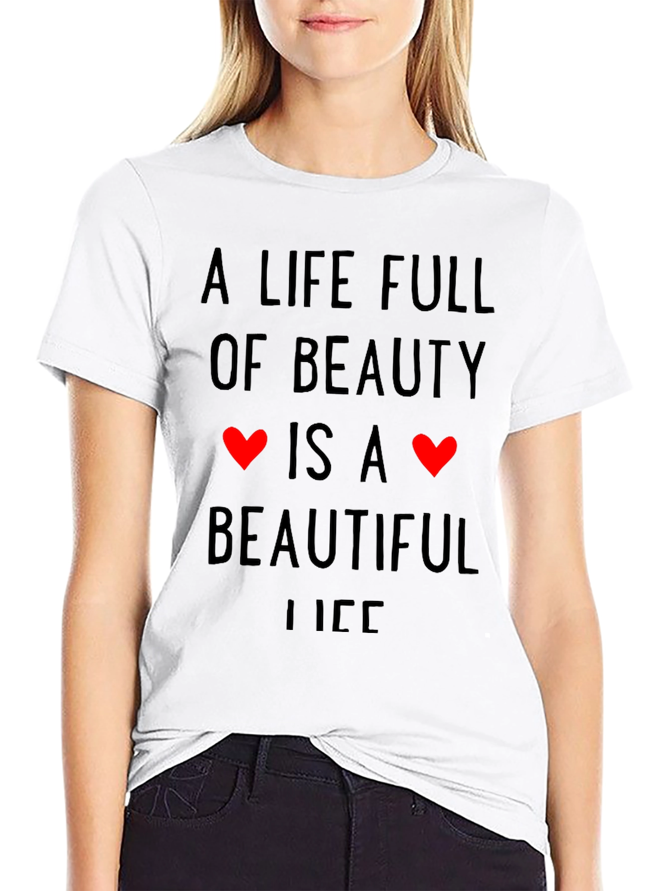 Beauty is Life Graphic T-Shirt