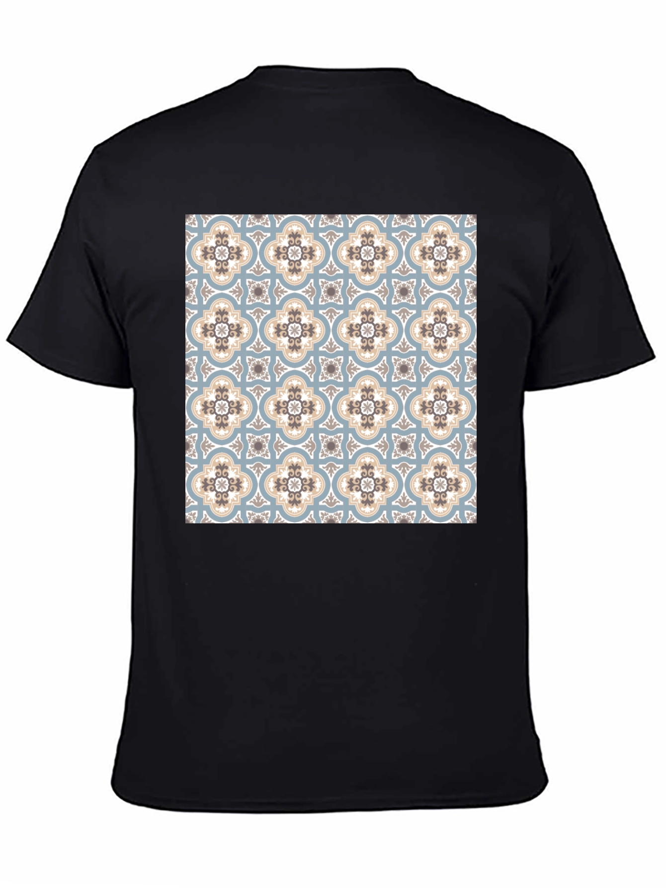 Patterned Graphic Tee - Stylish Comfort