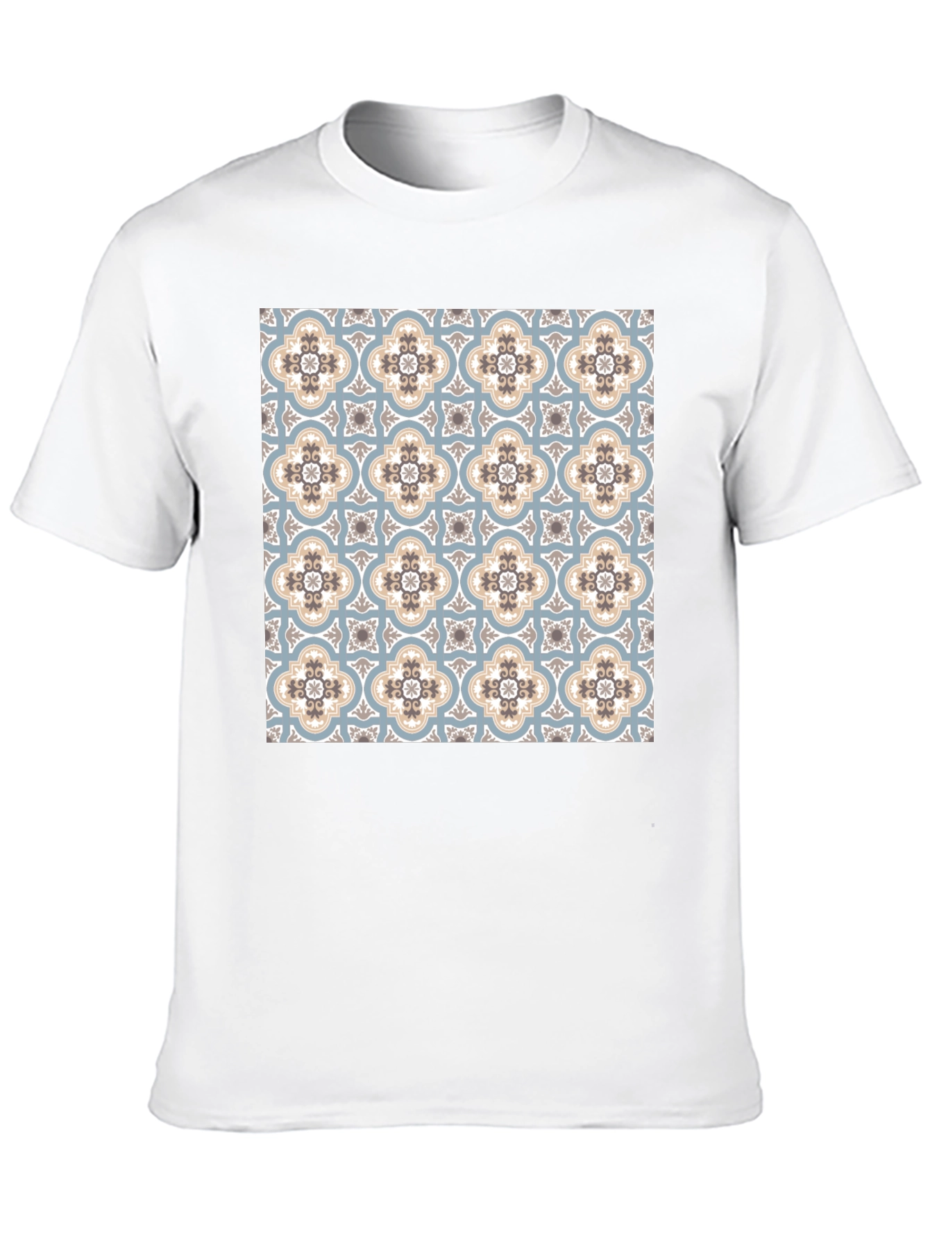 Patterned Graphic Tee - Stylish Comfort