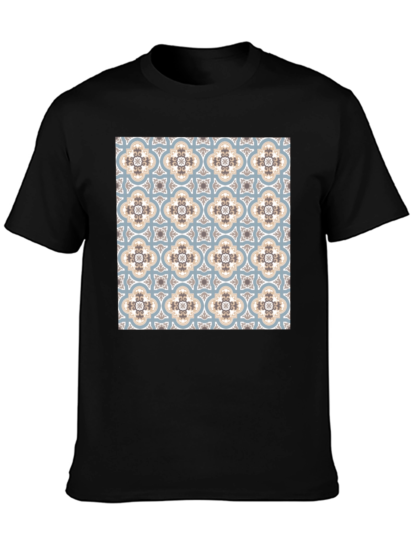 Patterned Graphic Tee - Stylish Comfort