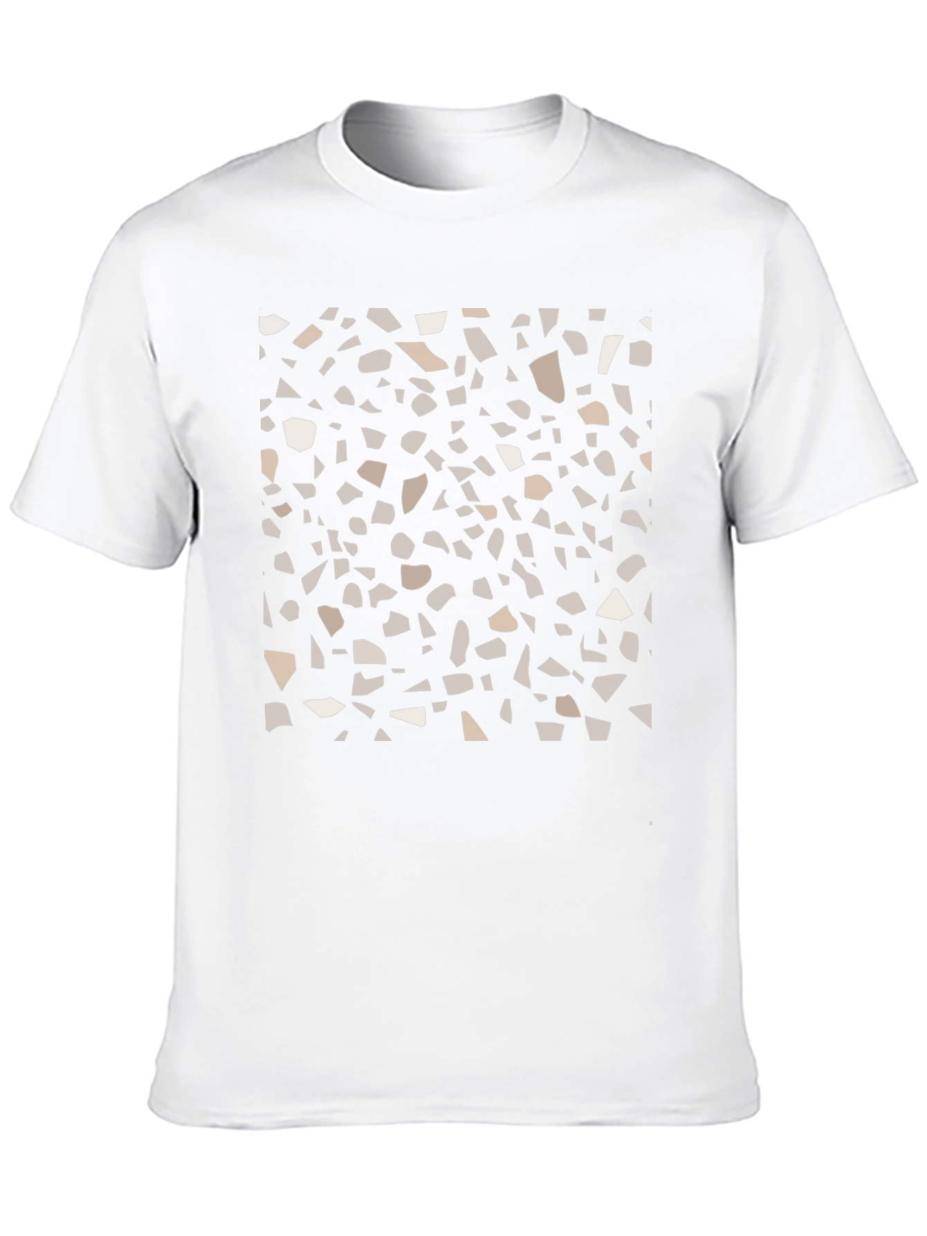 Abstract Pattern Black T-Shirt