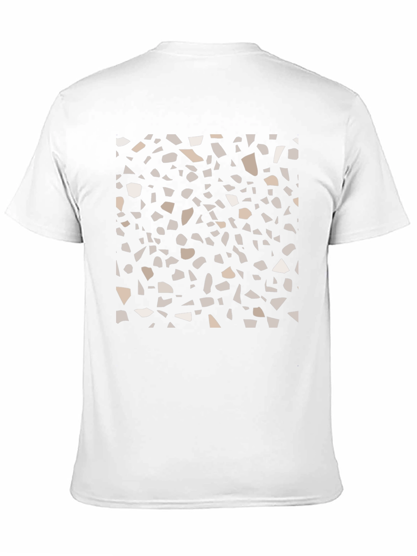 Abstract Pattern Black T-Shirt