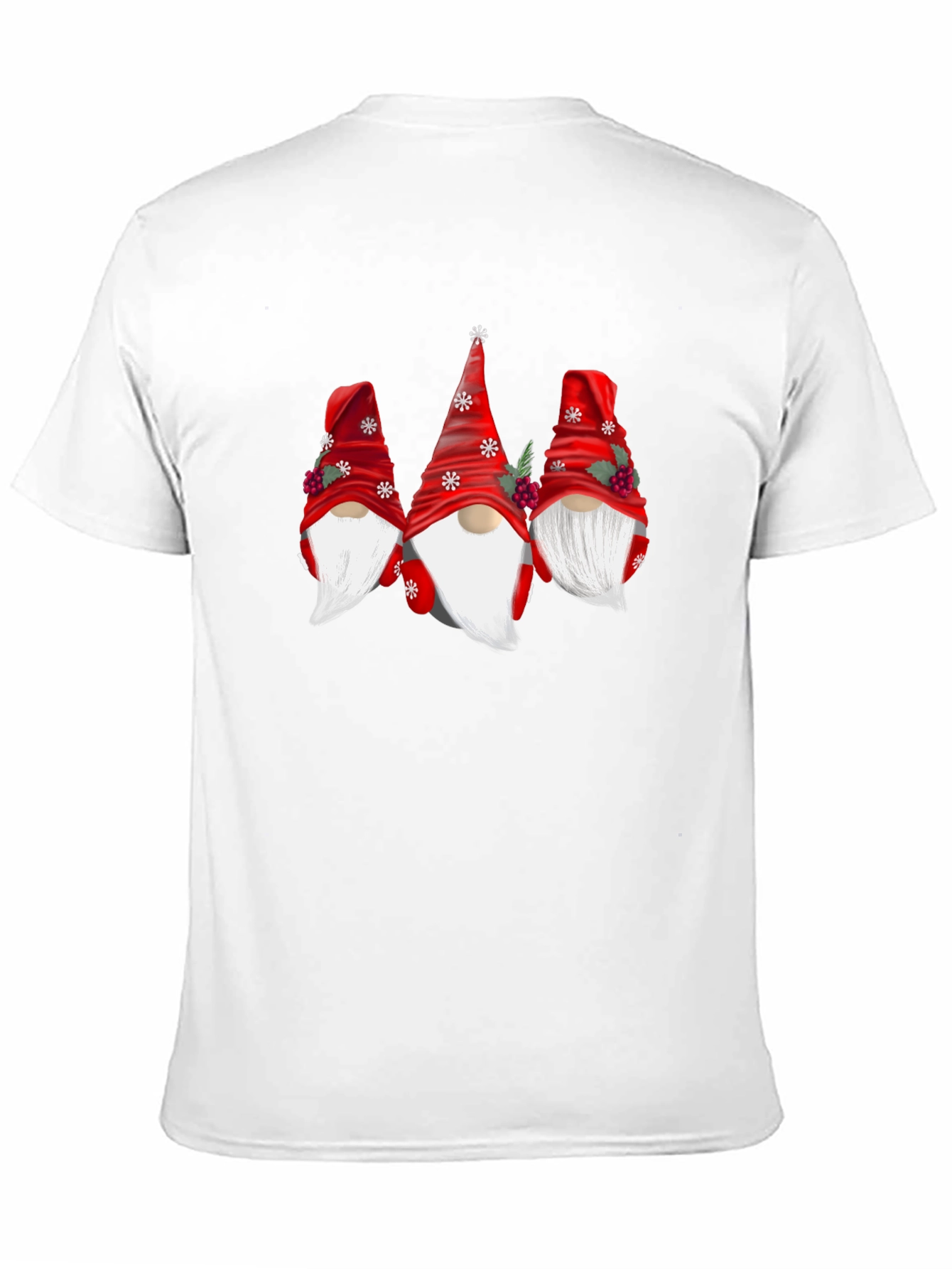 Festive Gnome Graphic Tee - Holiday Cheer
