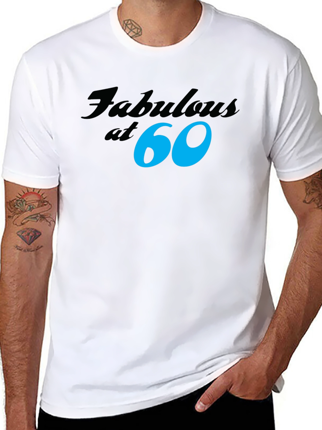 Fabulous at 60 Black T-Shirt