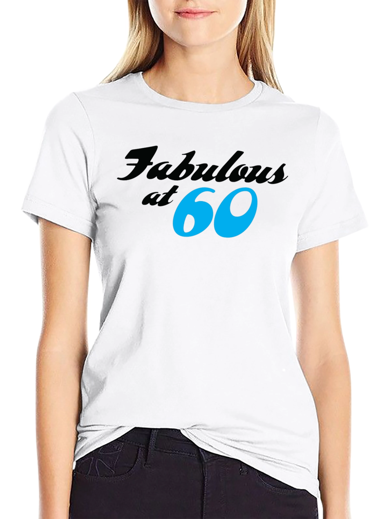 Fabulous at 60 Black T-Shirt