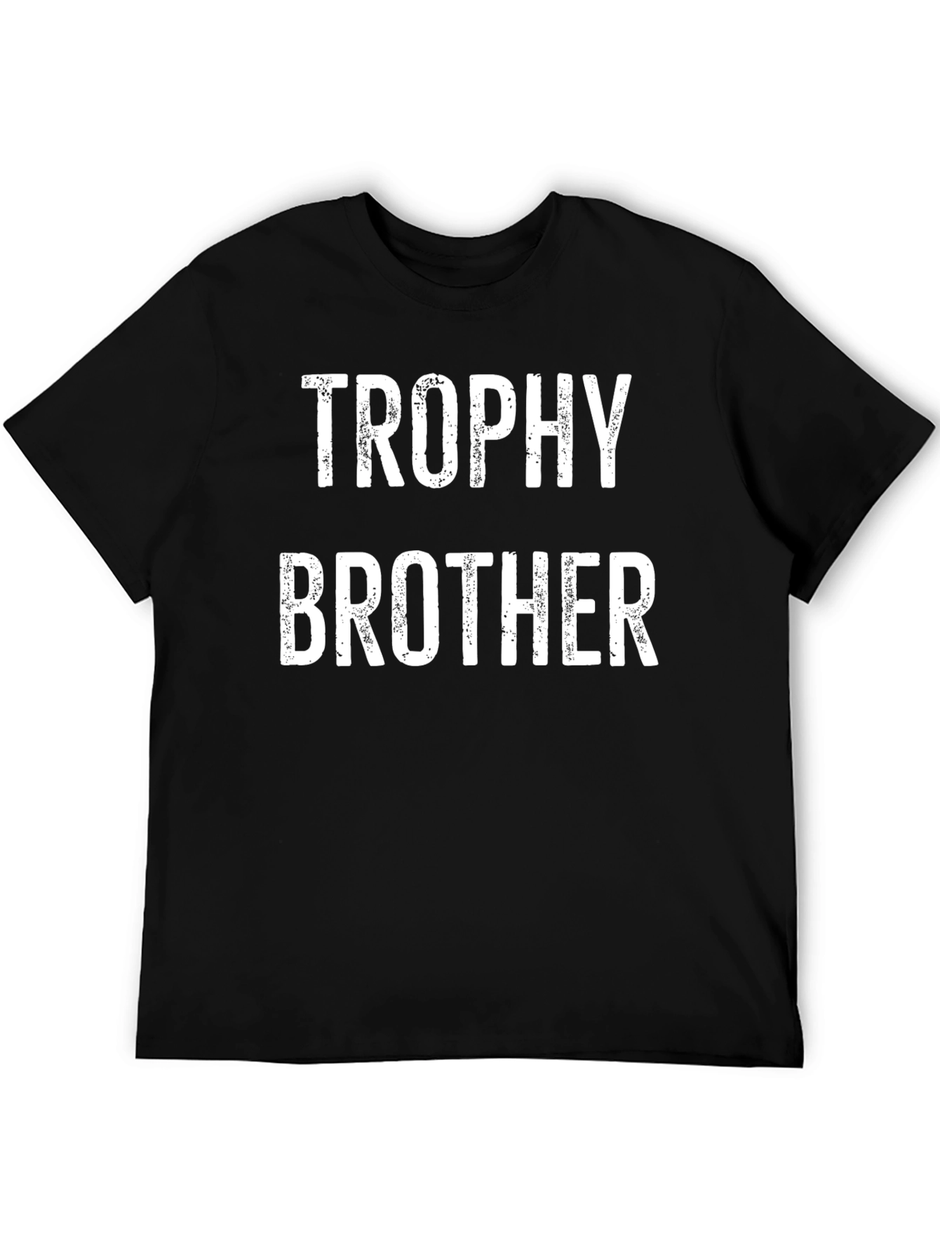 Trophy Brother Graphic Tee - Black Casual Shirt