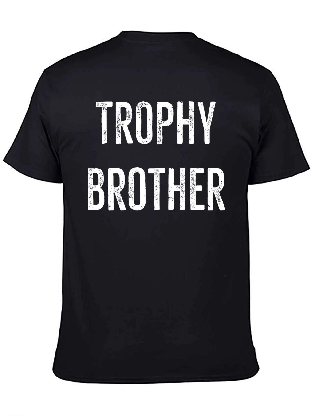 Trophy Brother Graphic Tee - Black Casual Shirt