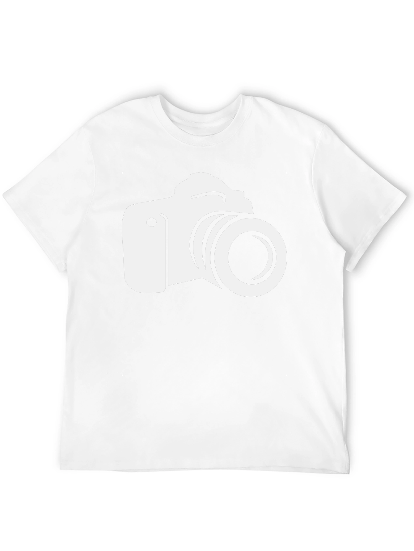 Camera Graphic T-Shirt - Black Cotton Tee