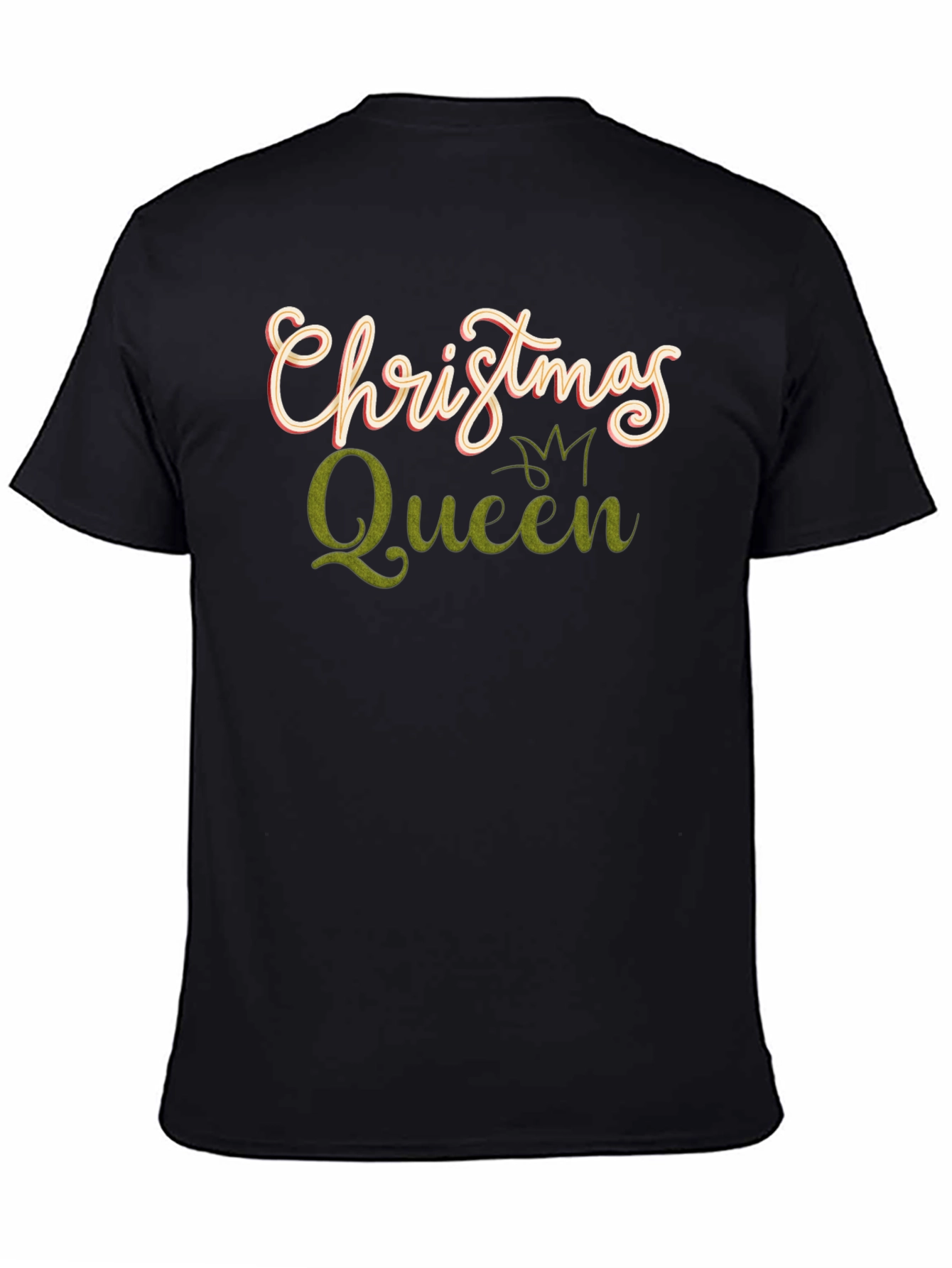Christmas Queen Graphic Tee - Holiday Apparel