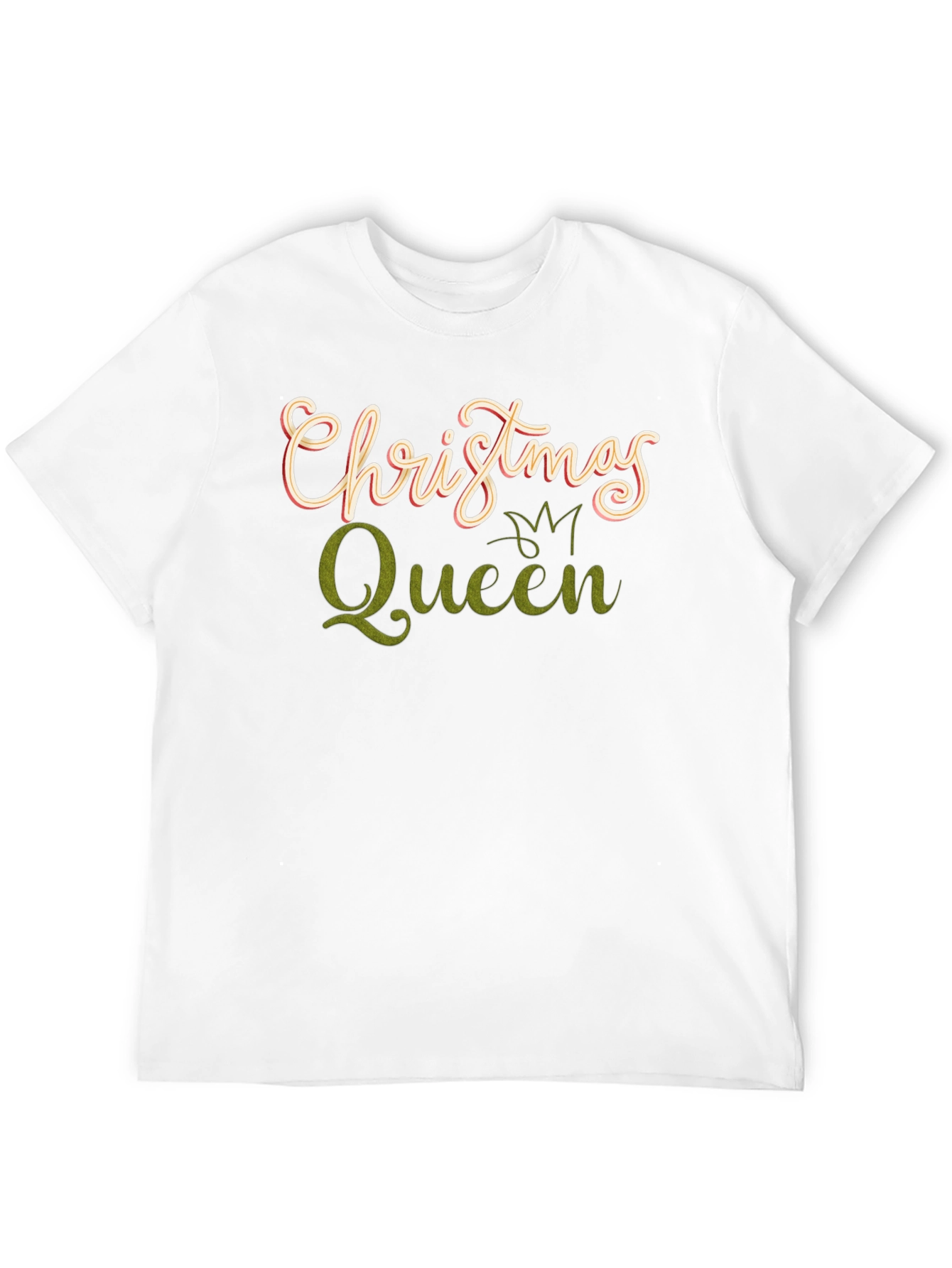 Christmas Queen Graphic Tee - Holiday Apparel
