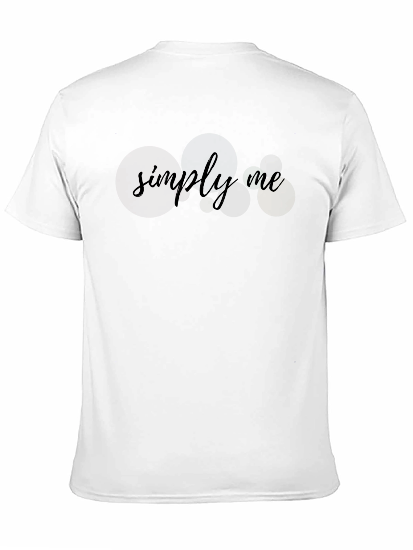 Simply Me Black T-Shirt - Minimalist Style