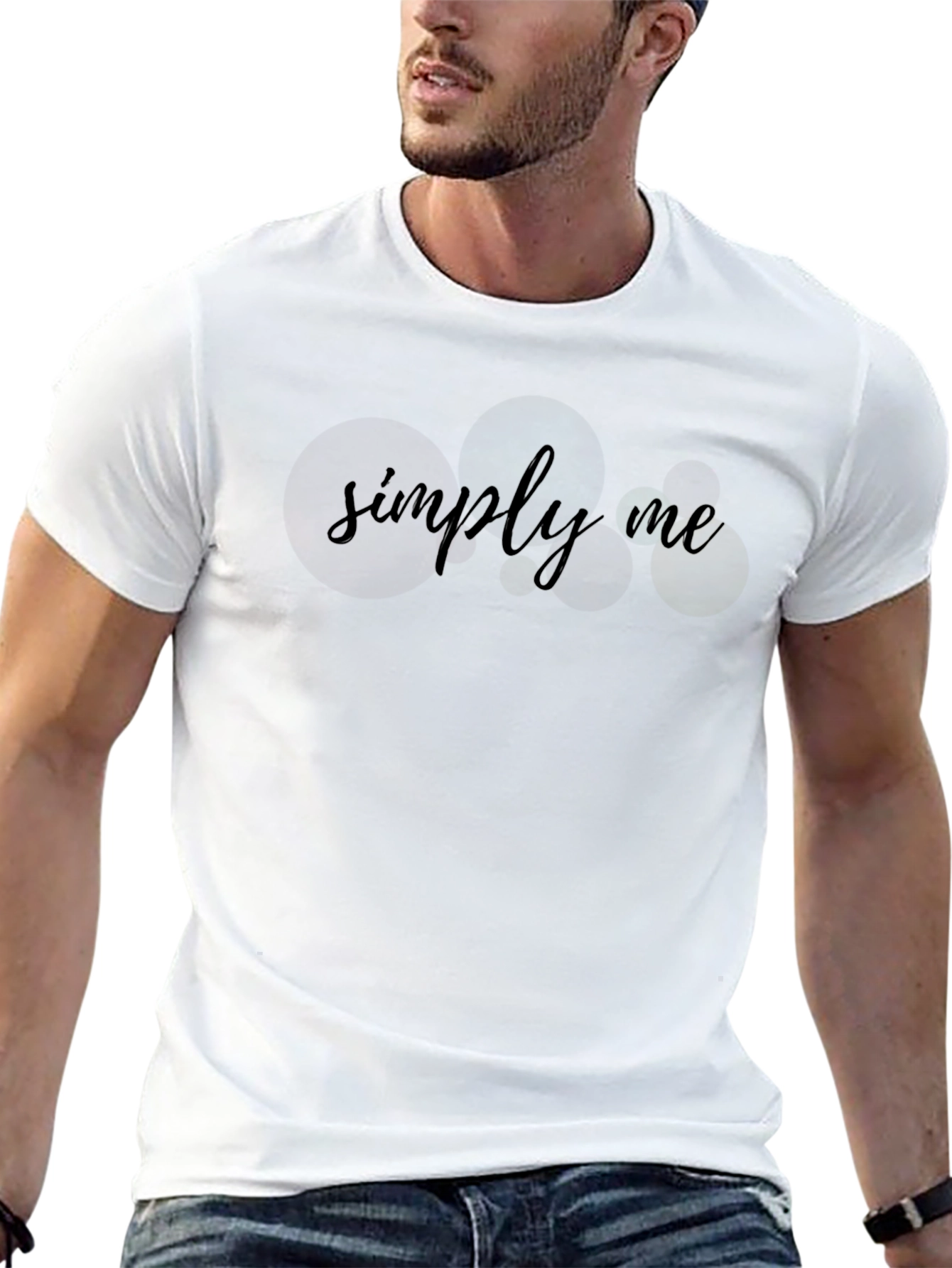 Simply Me Black T-Shirt - Minimalist Style