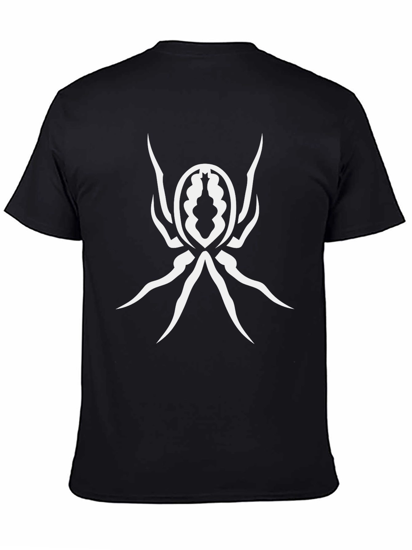 Spider Graphic Print Black T-Shirt