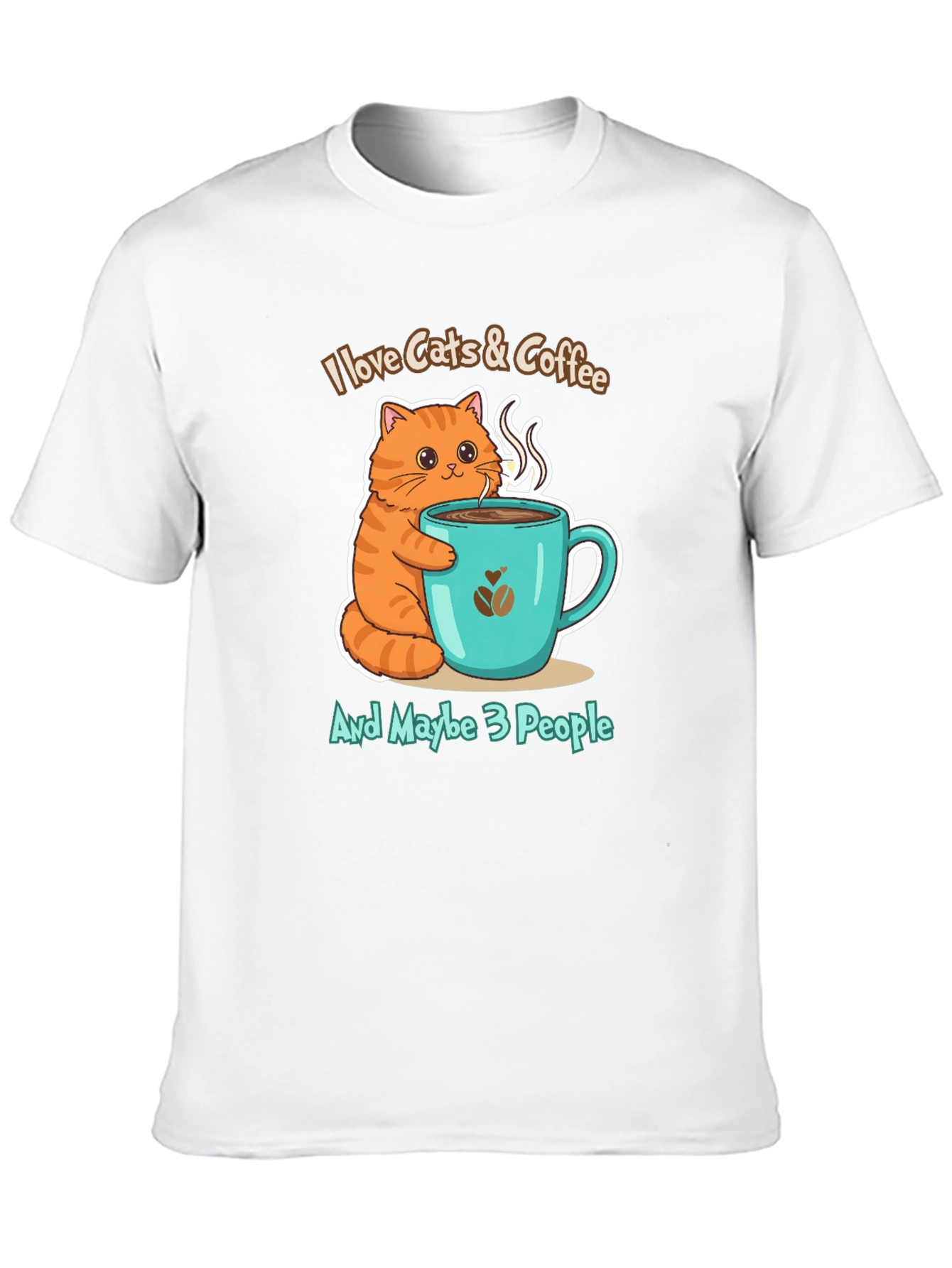 I Love Cats & Coffee T-Shirt