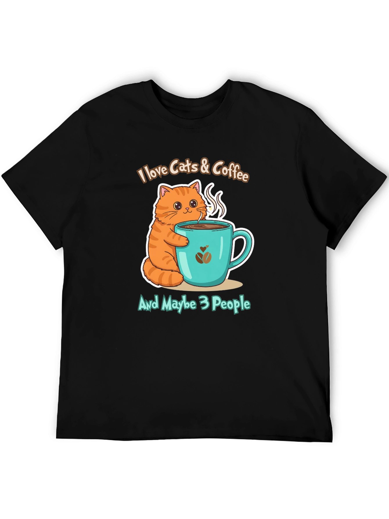 I Love Cats & Coffee T-Shirt