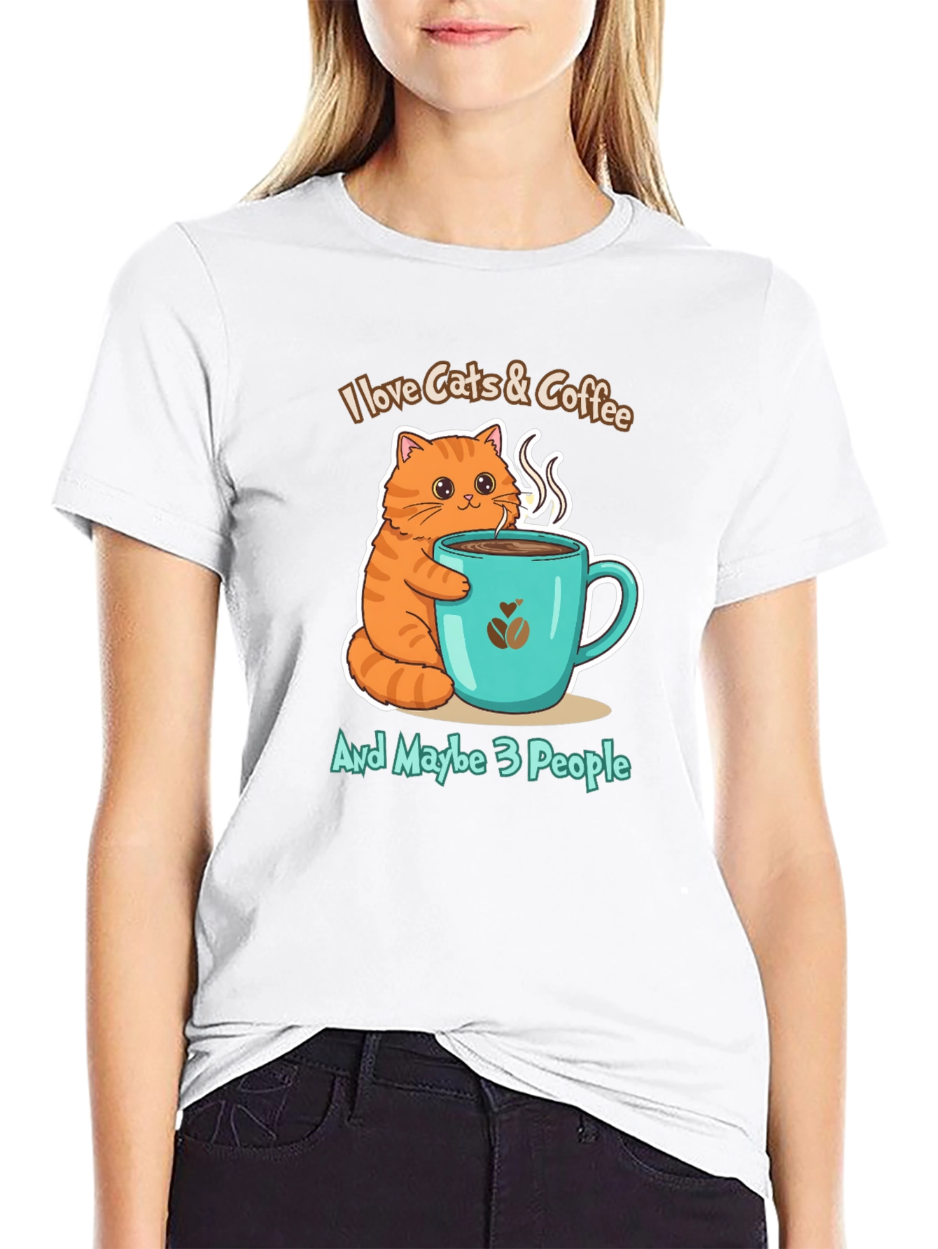 I Love Cats & Coffee T-Shirt