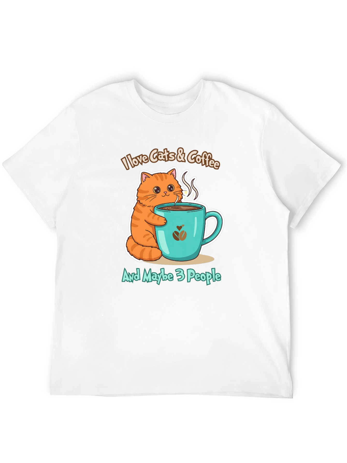 I Love Cats & Coffee T-Shirt