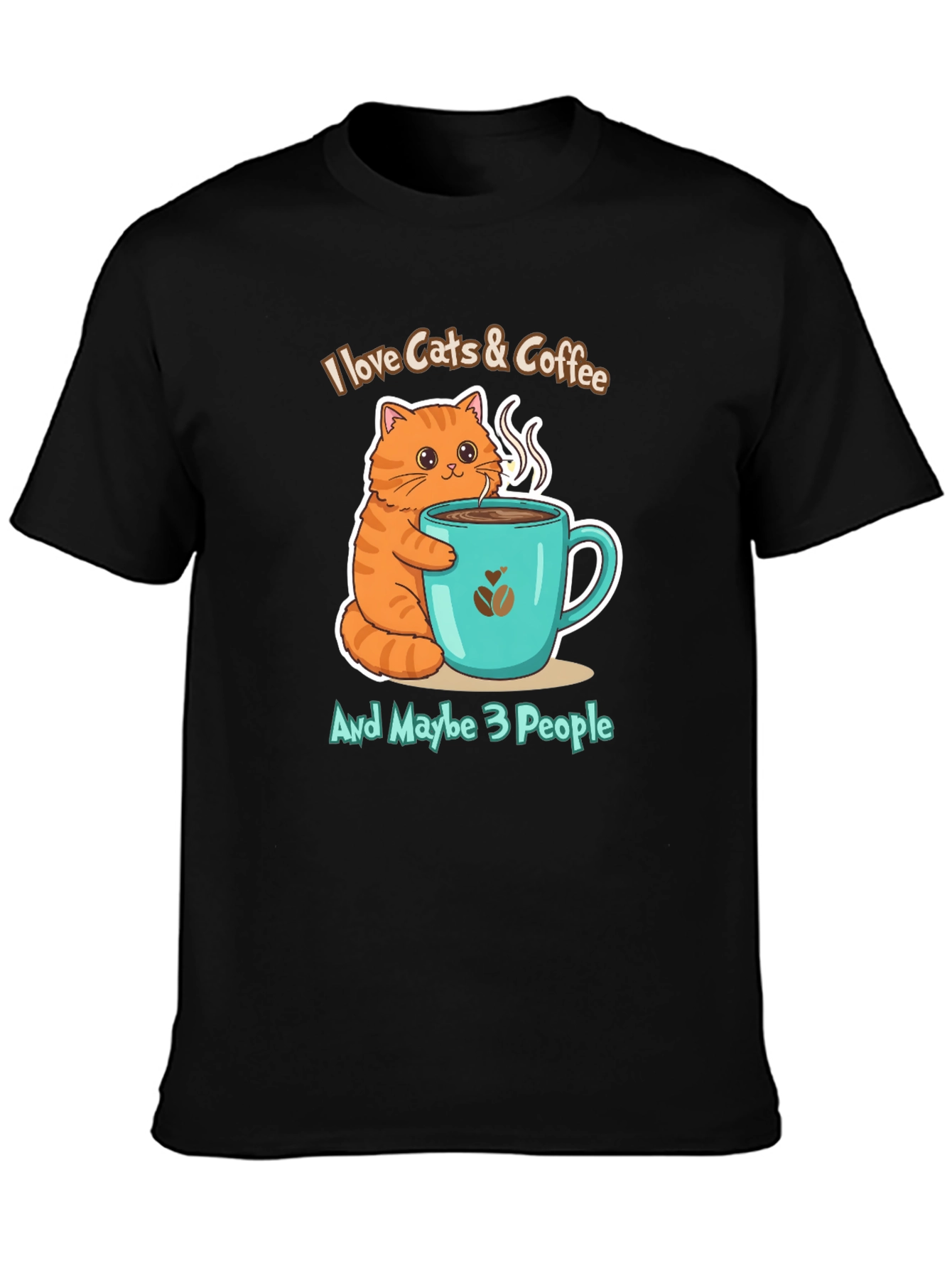I Love Cats & Coffee T-Shirt