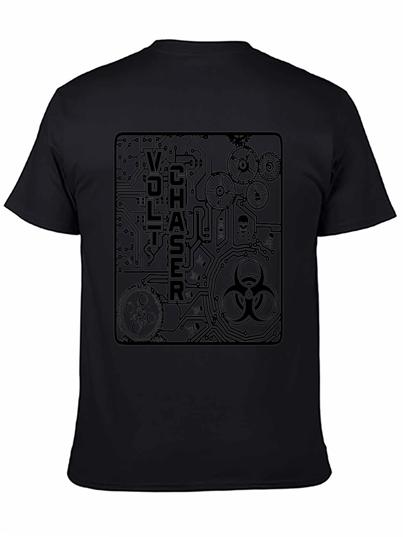 Voltchaser Graphic Print T-Shirt - Steampunk Style