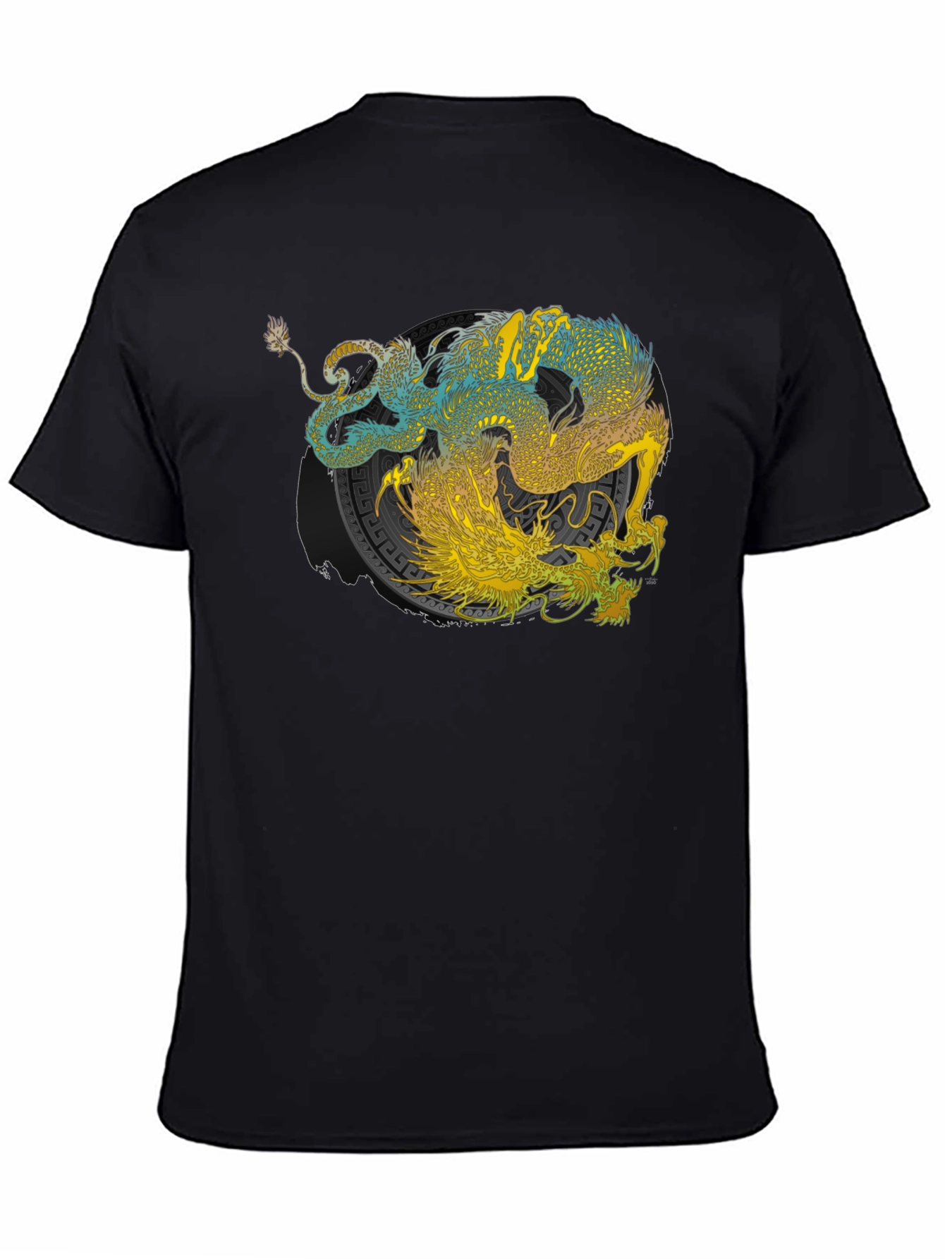 Yin Yang Dragon Graphic Tee
