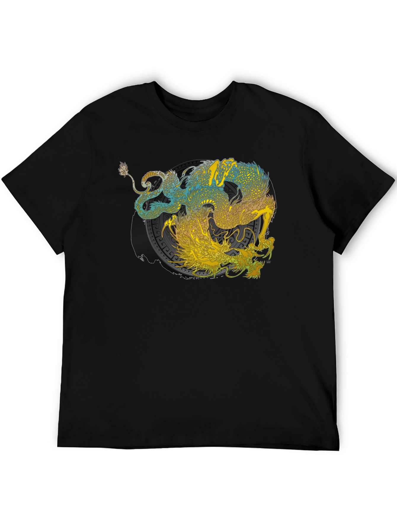 Yin Yang Dragon Graphic Tee