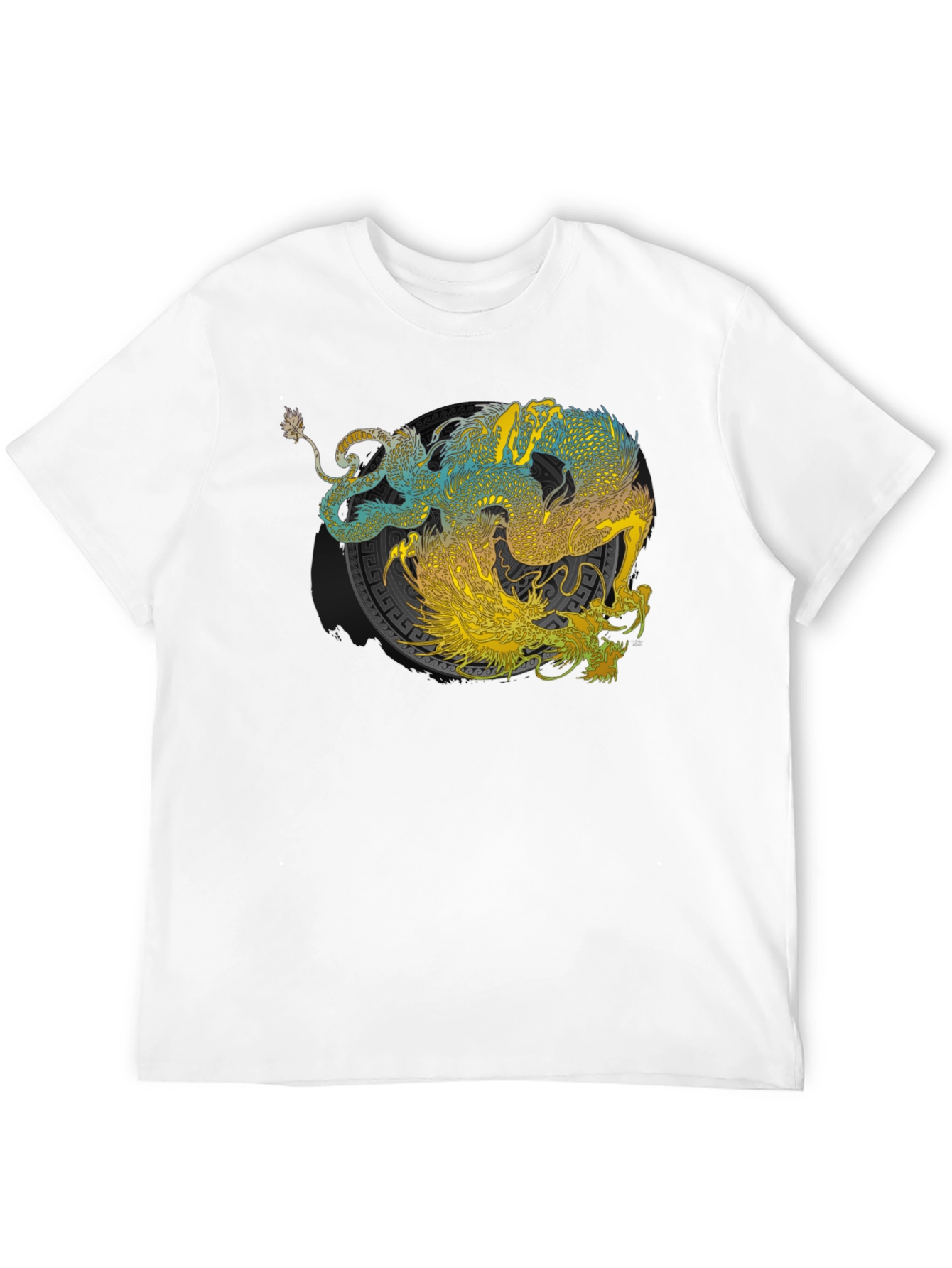 Yin Yang Dragon Graphic Tee