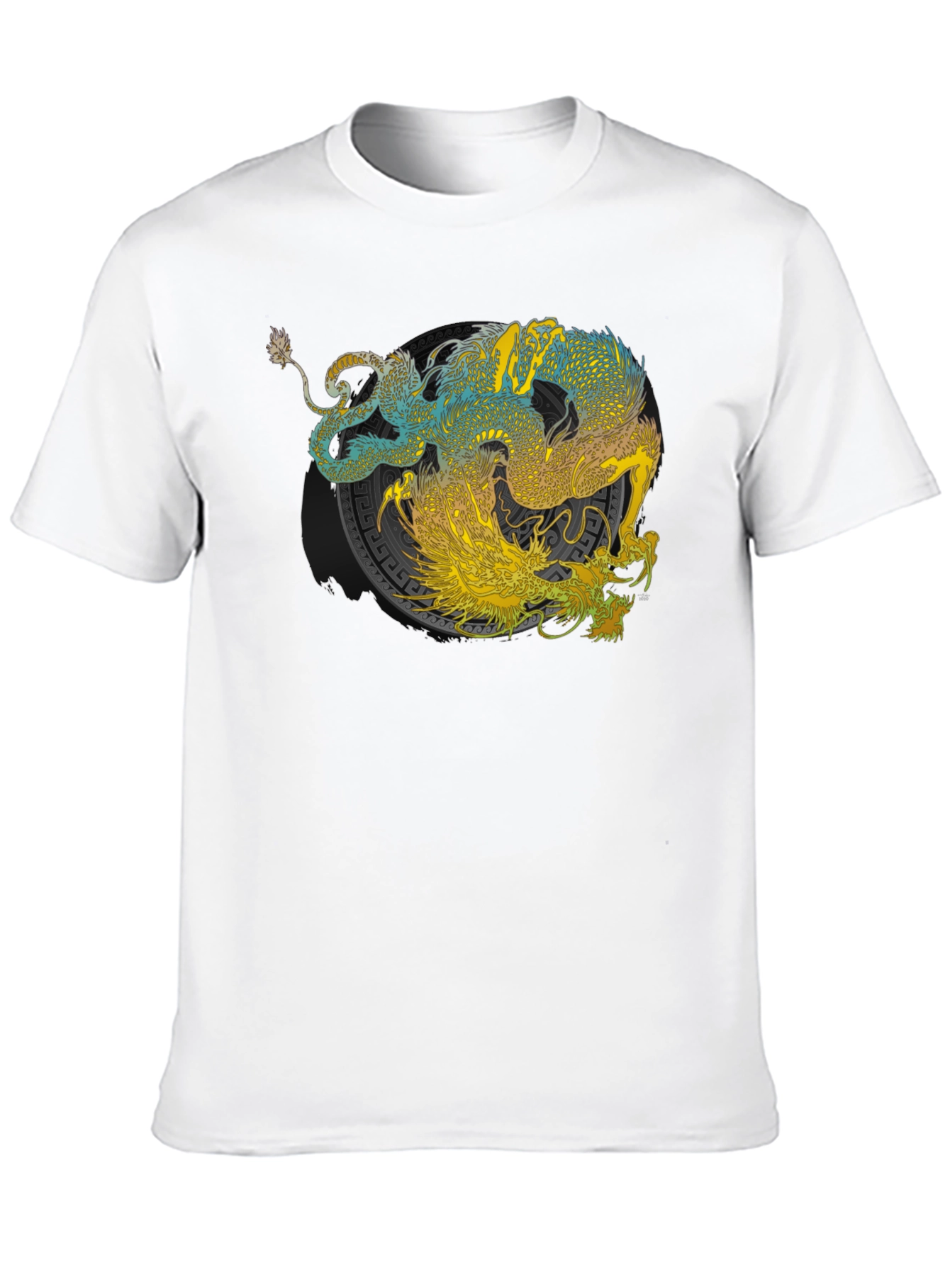 Yin Yang Dragon Graphic Tee