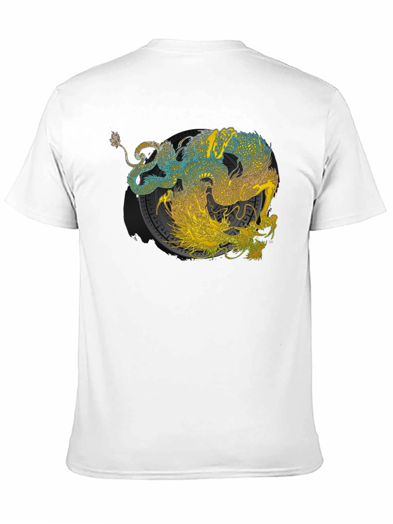 Yin Yang Dragon Graphic Tee