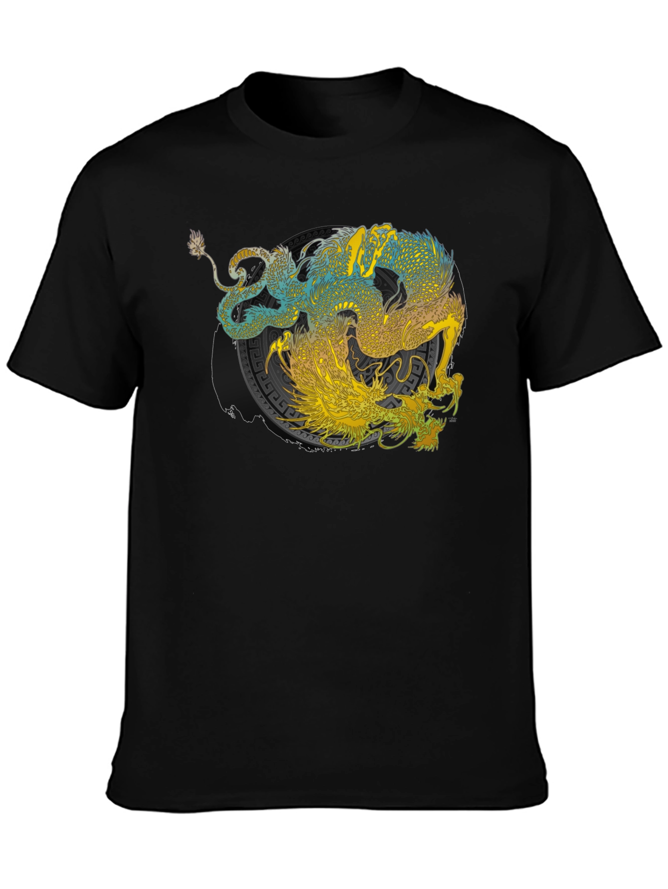 Yin Yang Dragon Graphic Tee
