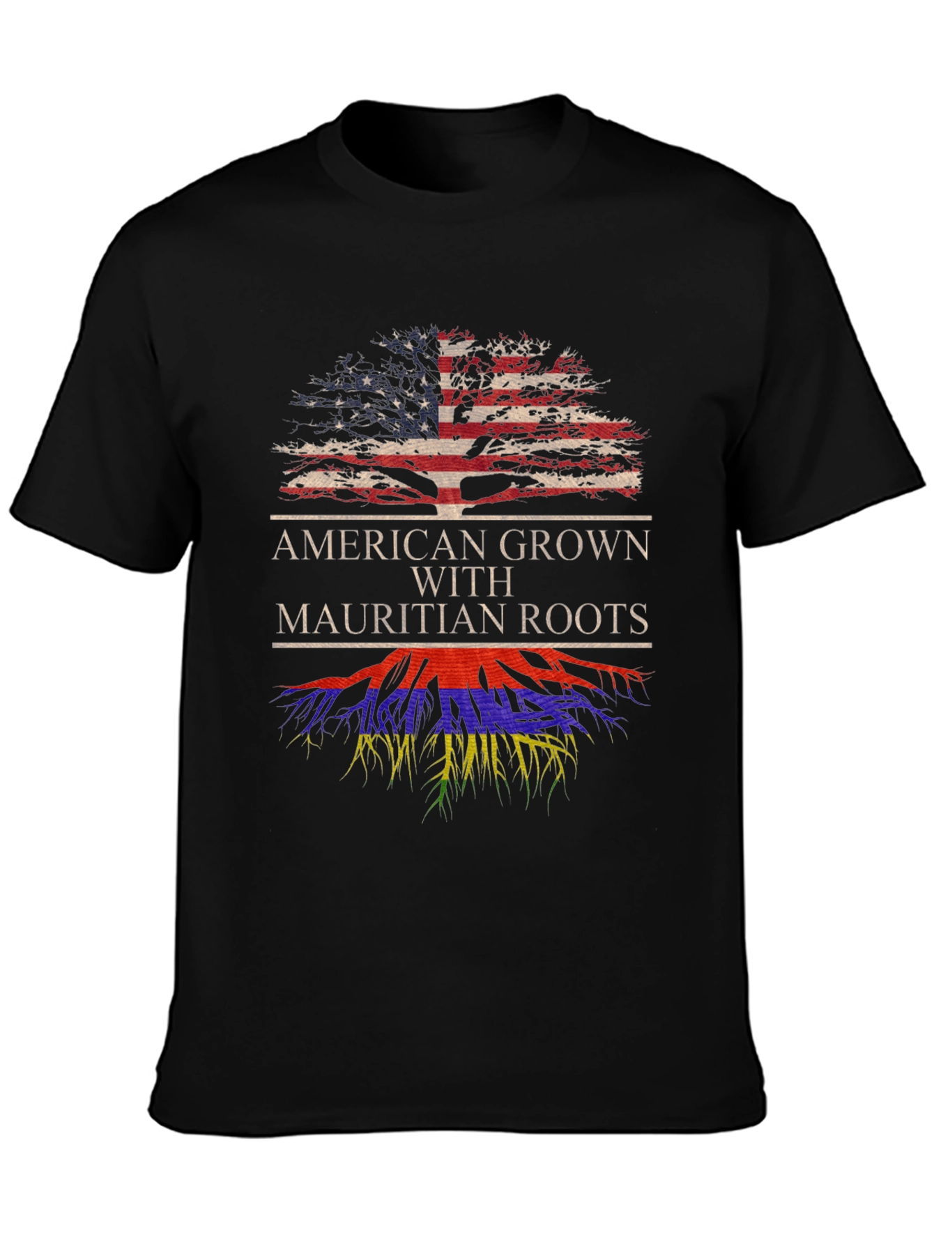 American Grown Mauritian Roots T-Shirt