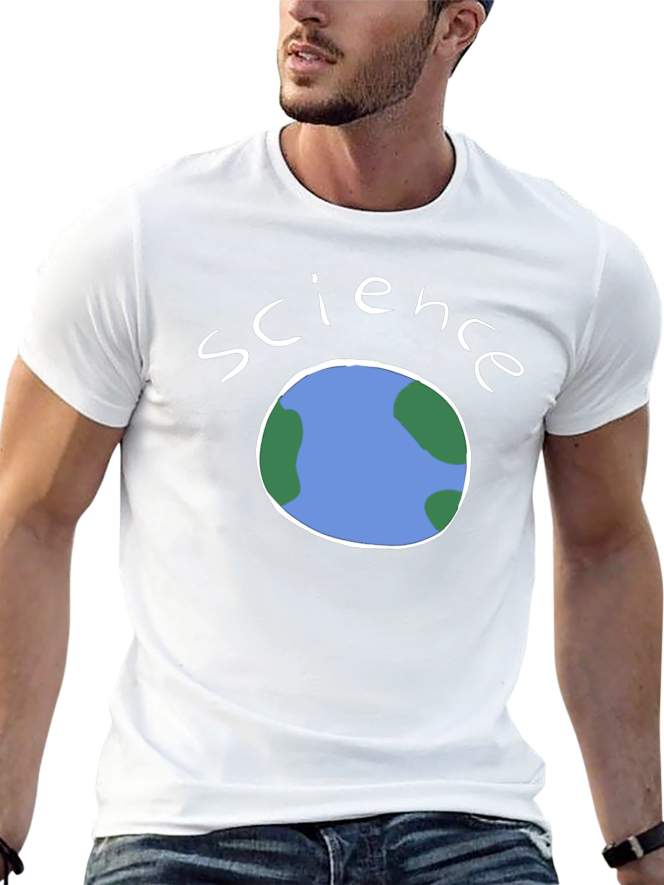 Science Earth Graphic Tee - Soft Cotton Blend