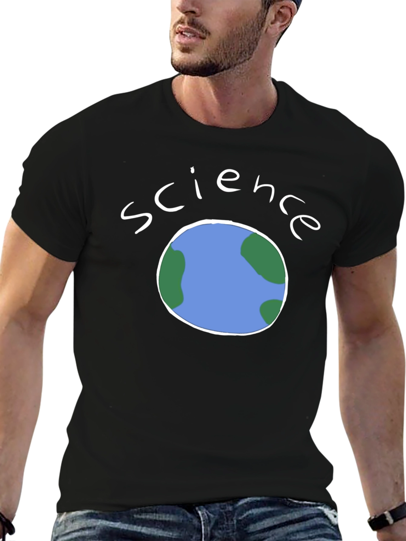 Science Earth Graphic Tee - Soft Cotton Blend