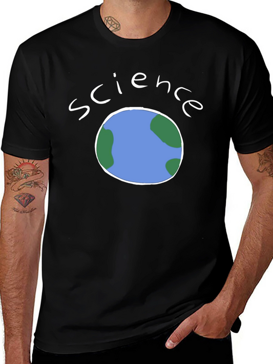 Science Earth Graphic Tee - Soft Cotton Blend