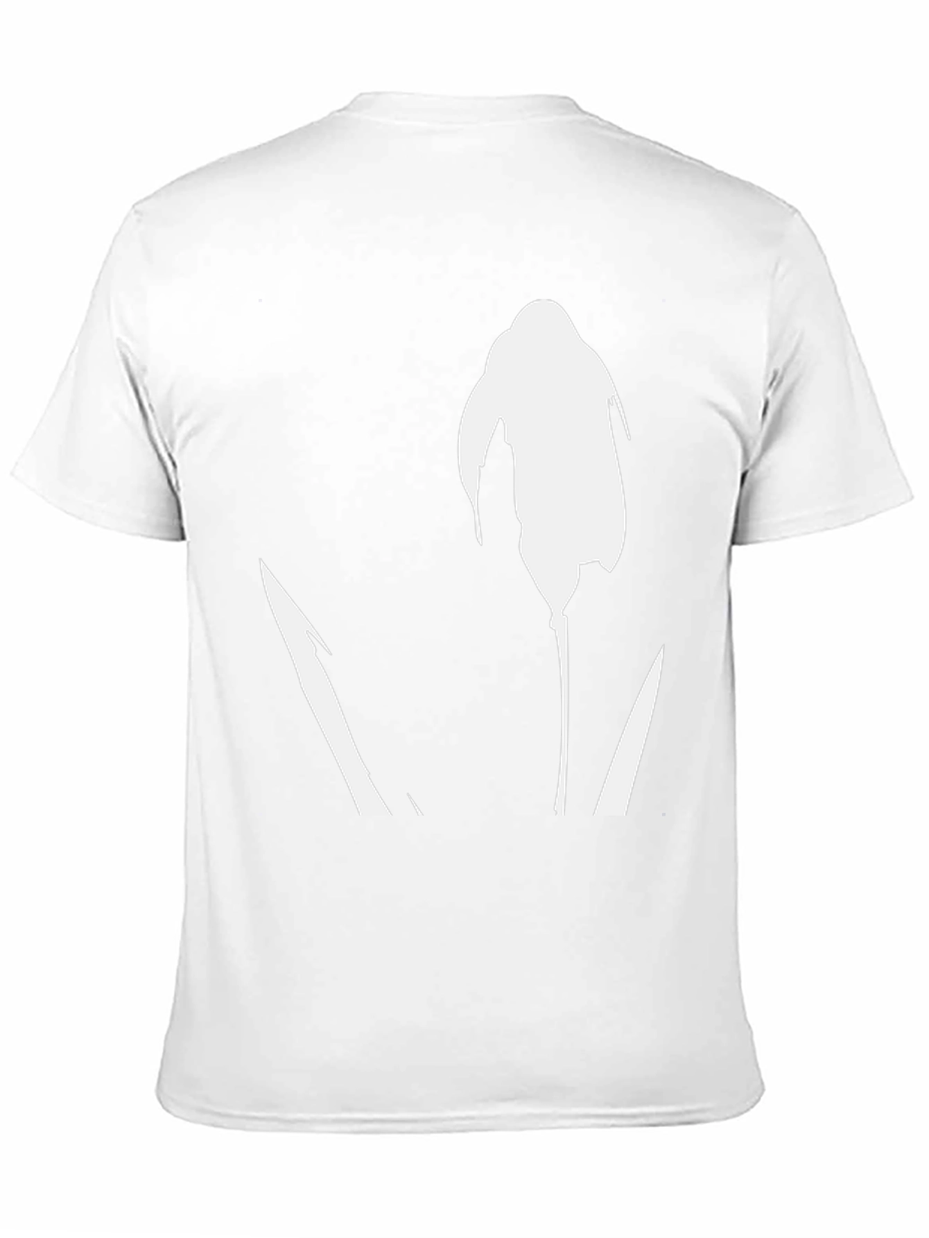 Abstract Flower Graphic T-Shirt - Black Casual Tee