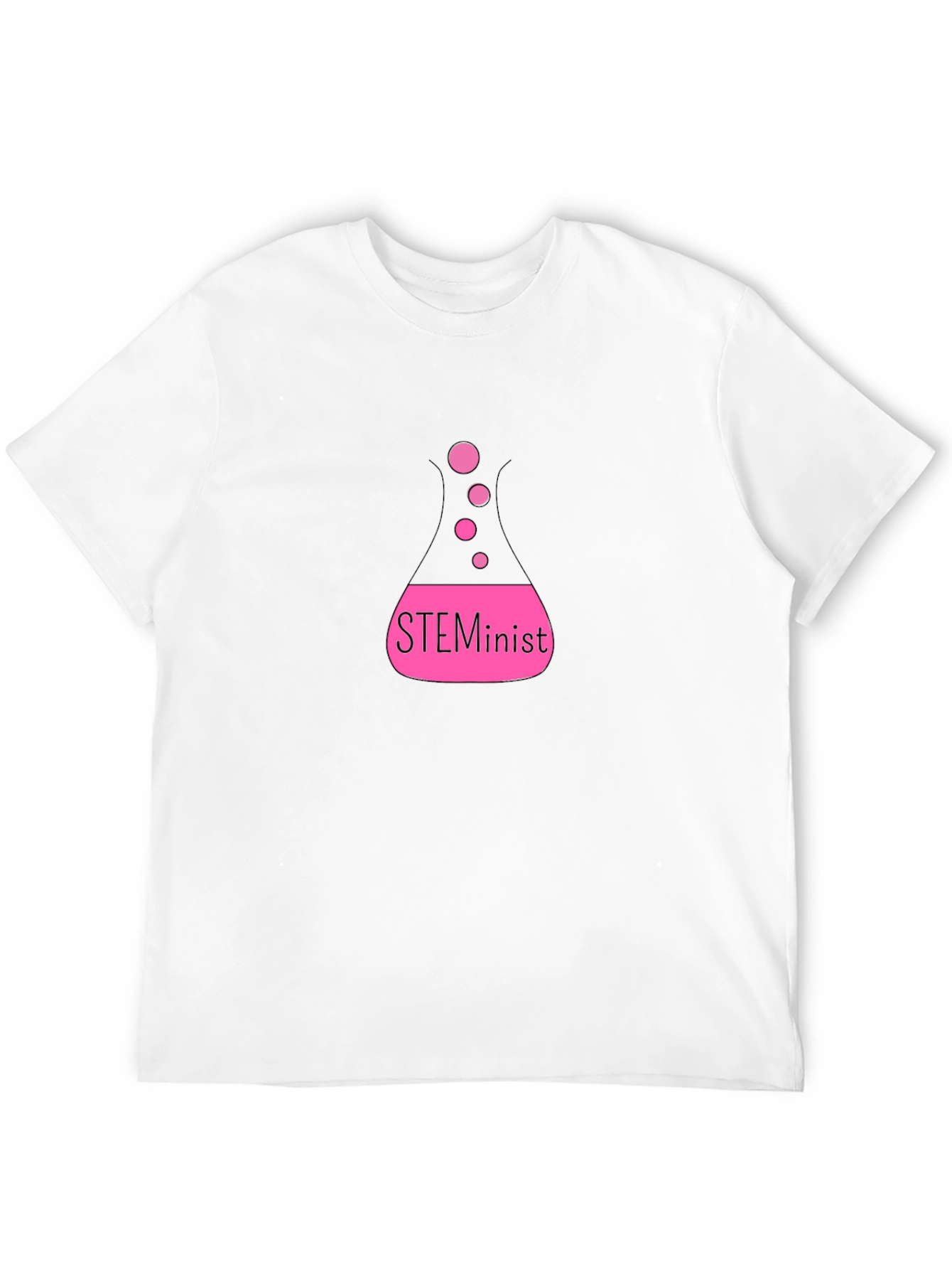 STEMinist Black T-Shirt - Science & Feminism