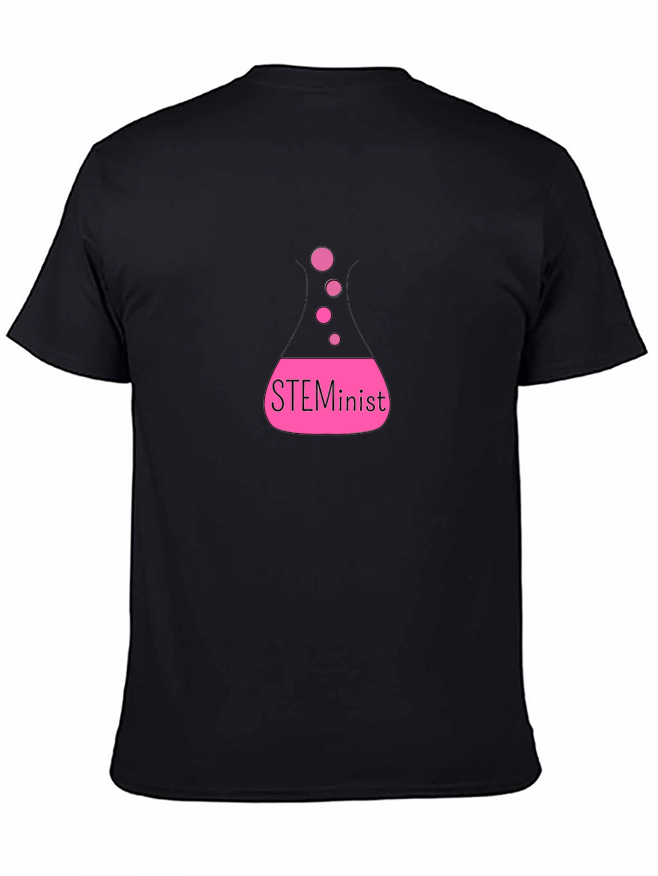 STEMinist Black T-Shirt - Science & Feminism