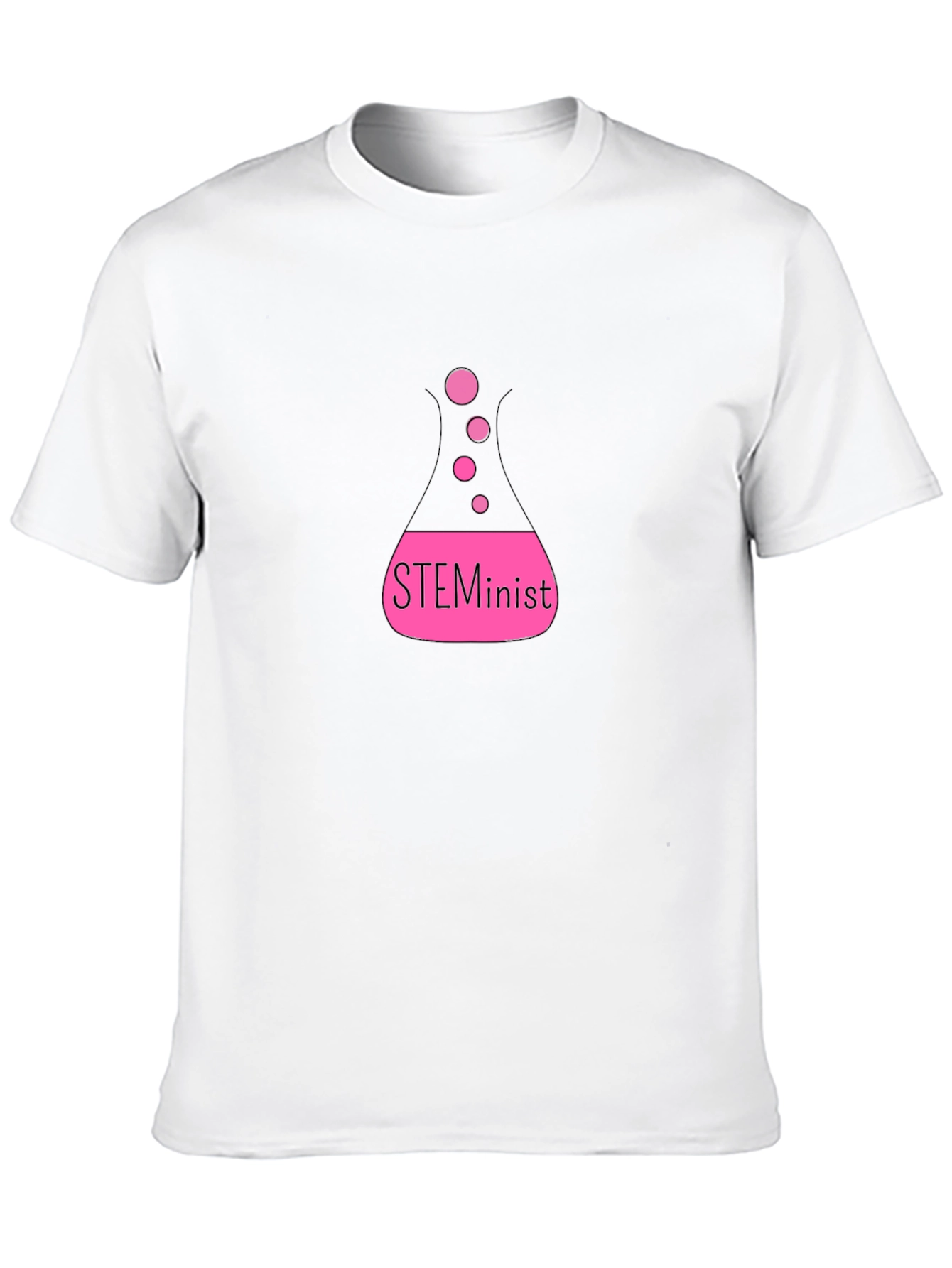 STEMinist Black T-Shirt - Science & Feminism