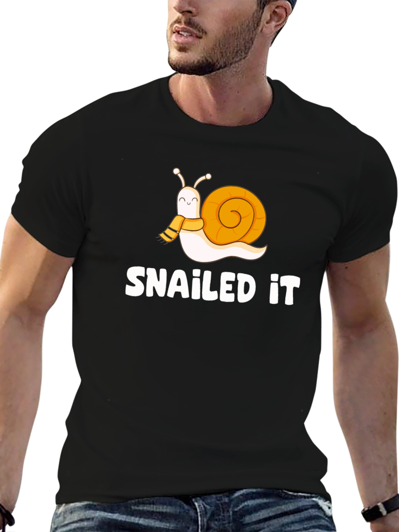 Snailed It T-Shirt Funny Snail Graphic Tee